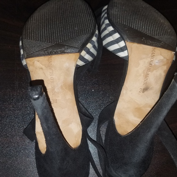 Vintage Minolo Blahnik Strappy Stilettos - Picture 5 of 5